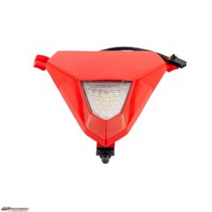 CONJUNTO FARO TRIAL RACING ROJO LEDS LUZ