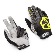 S3 GUANTES SPIDER BLACK-YELLOW FLUOR