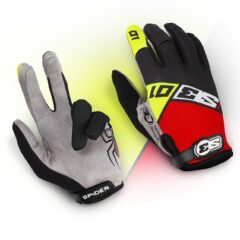 S3 GUANTES SPIDER 01 YELLOW-RED-BLACK