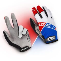 S3 GUANTES SPIDER 01 WHITE-BLUE-RED