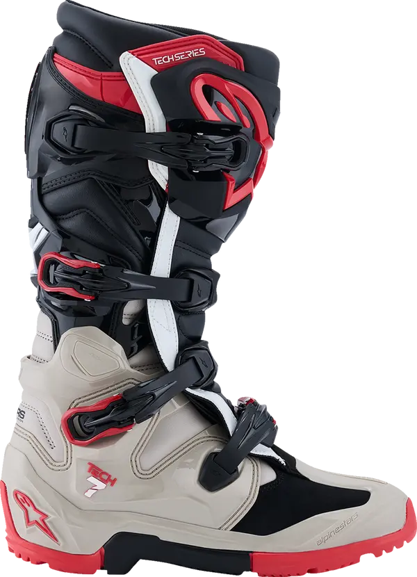BOTAS ALPINESTARS TECH 7 ENDURO BLK/LT GRAY/BRT - Imagen 2