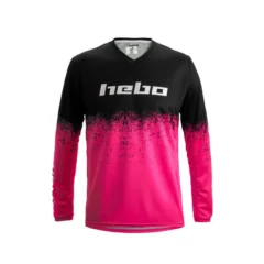 Camiseta HEBO Pro V Dripped Junior ROSA