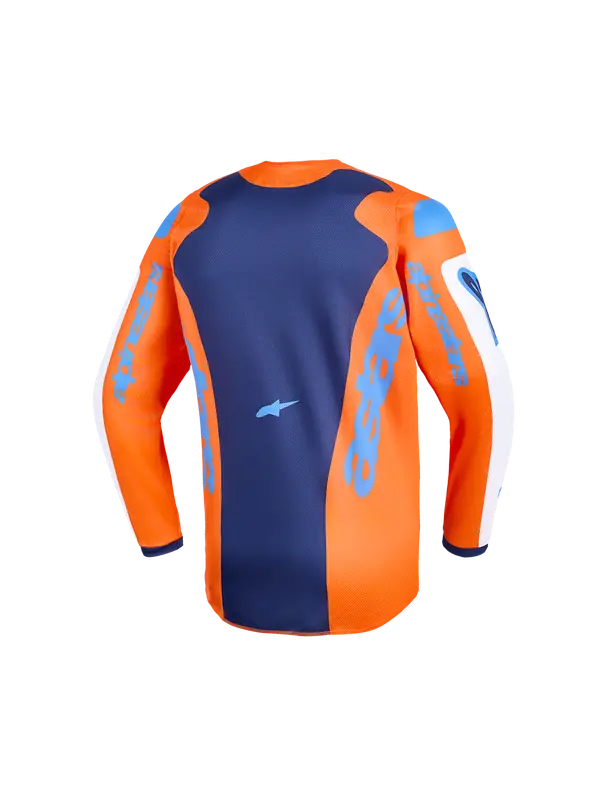 CAMISETA ALPINESTARS JUNIOR FLUID GRID NARANJA - Imagen 2