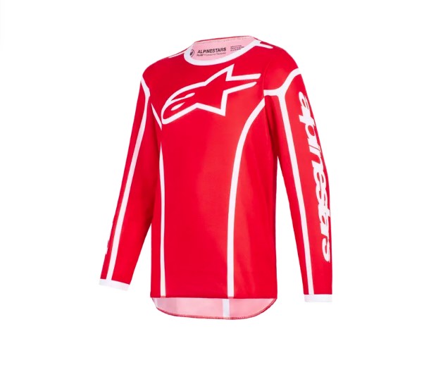 CAMISETA ALPINESTARS JUNIOR FLUID APEX ROJO