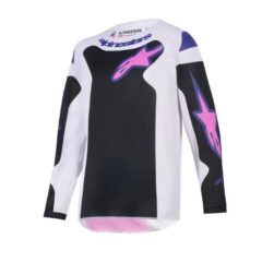 CAMISETA ALPINESTARS JUNIOR FLUID GRID LILA