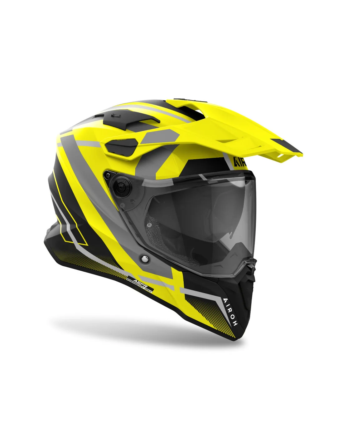 CASCO AIROH COMMANDER 2 MAVICK AMARILLO MATE - Imagen 2