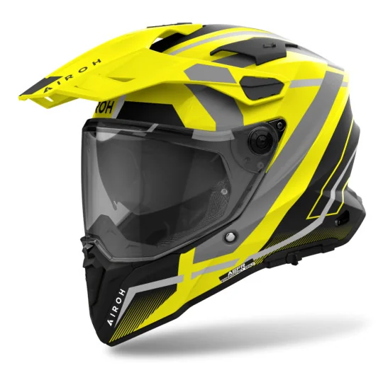 CASCO AIROH COMMANDER 2 MAVICK AMARILLO MATE