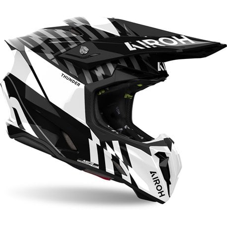 CASCO AIROH TWIST 3 THUNDER NEGRO - Imagen 2