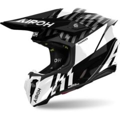 CASCO AIROH TWIST 3 THUNDER NEGRO