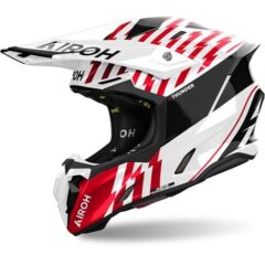 CASCO AIROH TWIST 3 THUNDER ROJO