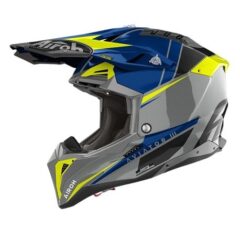 CASCO AIROH AVIATOR 3 PUSH BLUE GLOSS