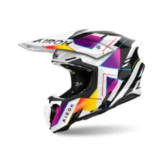 CASCO ENDURO AIROH TWIST 3 RAINBOW