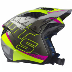 CASCO MOTS JUMP UP03 AMARILLO / ROSA